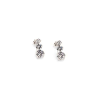 Orecchini Sovrani Donna in Argento Zirconia J5388